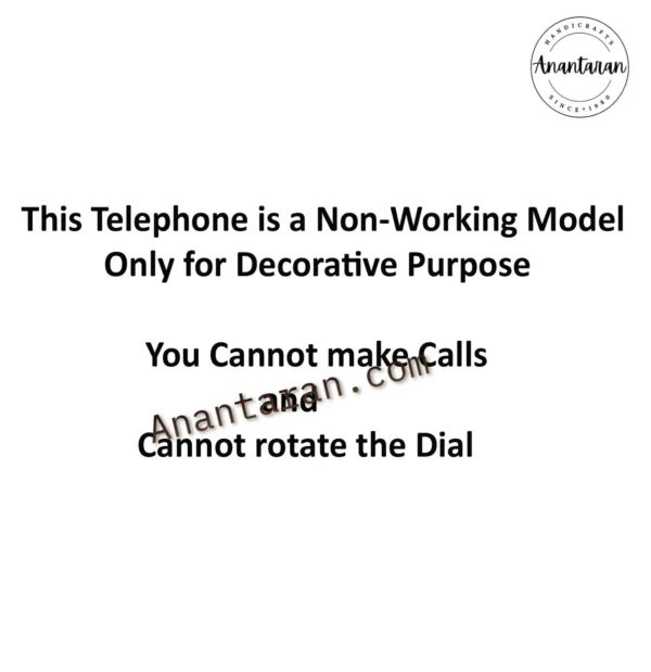 Vintage Telephone Decorative showpiece - Image 5