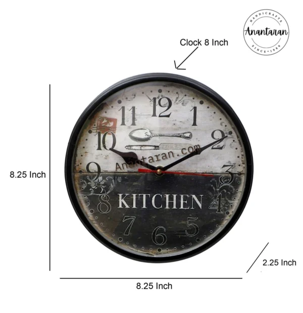 Metal Antique Wall Clock - Image 3