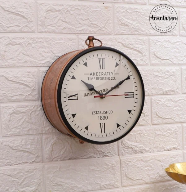 Metal Vintage Wall Clock