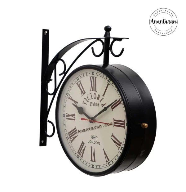 Double Side Railway Clock - Image 2