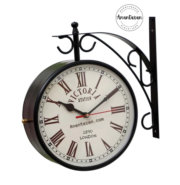 Double Side Railway Clock - Image 3