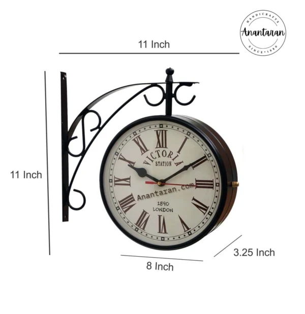 Double Side Railway Clock - Image 4