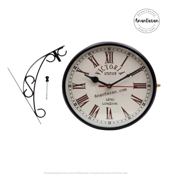 Double Side Railway Clock - Image 6