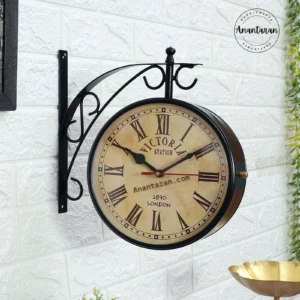 Double Side Station Clock