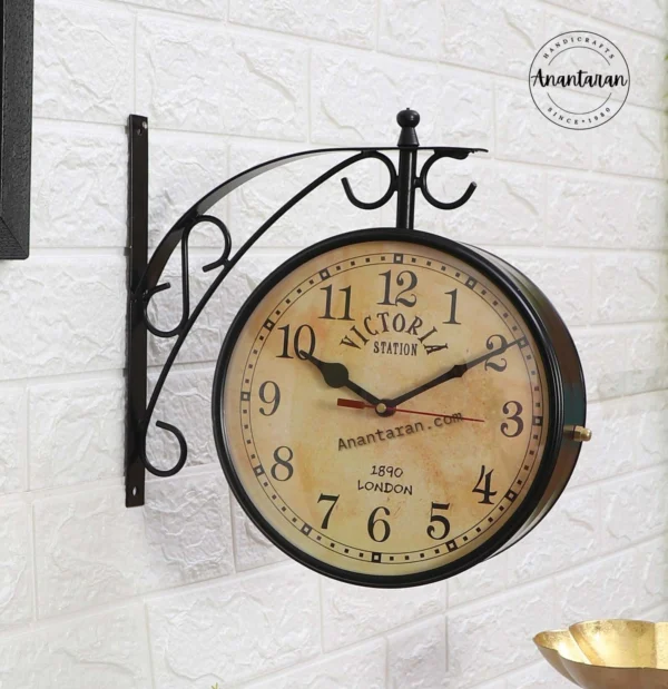Two Sided Wall Clock