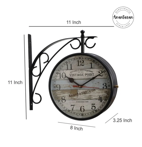 Two Sided Railway Clock - Image 2