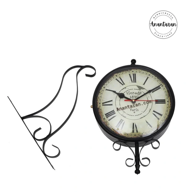 Two Sided Railway Wall Clock - Image 6