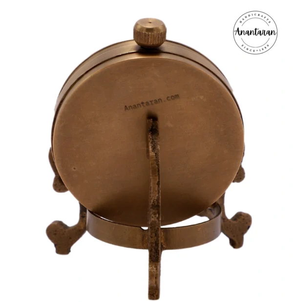 2 Inch Brass Table Clock - Image 5