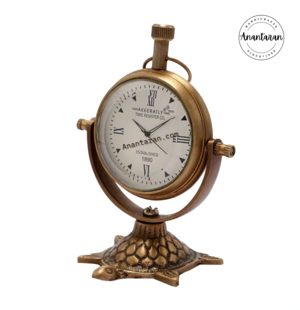 2 Inch Antique Table Clock - Image 3