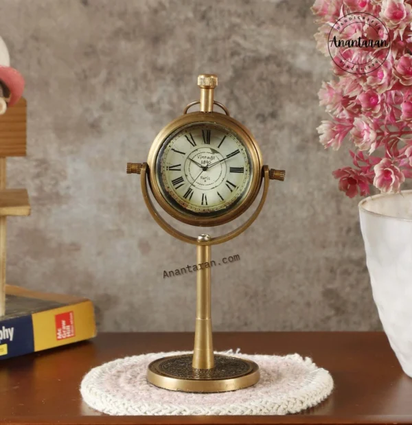 2 Inch Vintage Table Clock