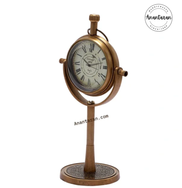 2 Inch Vintage Table Clock - Image 3