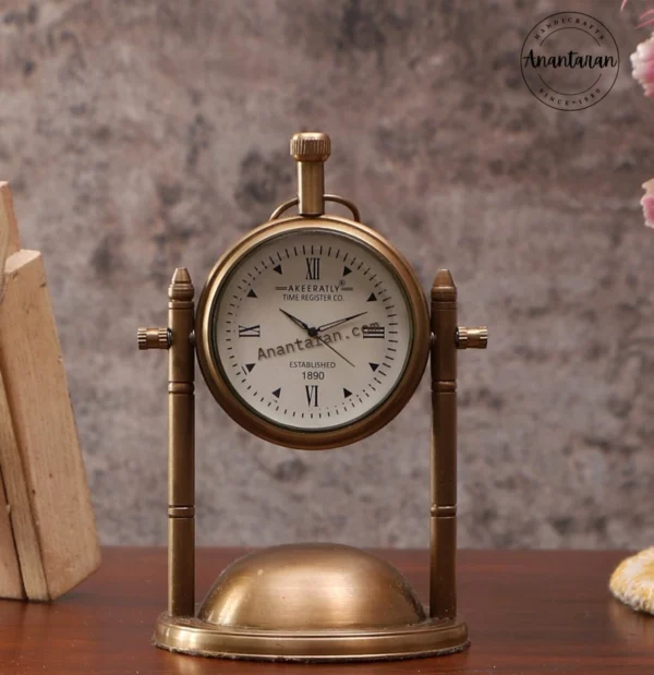 2 Inch Brass Table Clocks