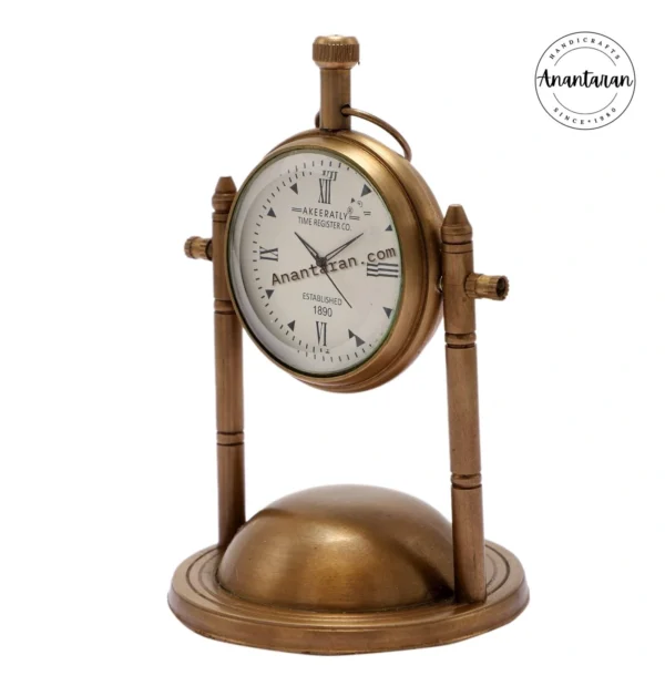 2 Inch Brass Table Clocks - Image 3