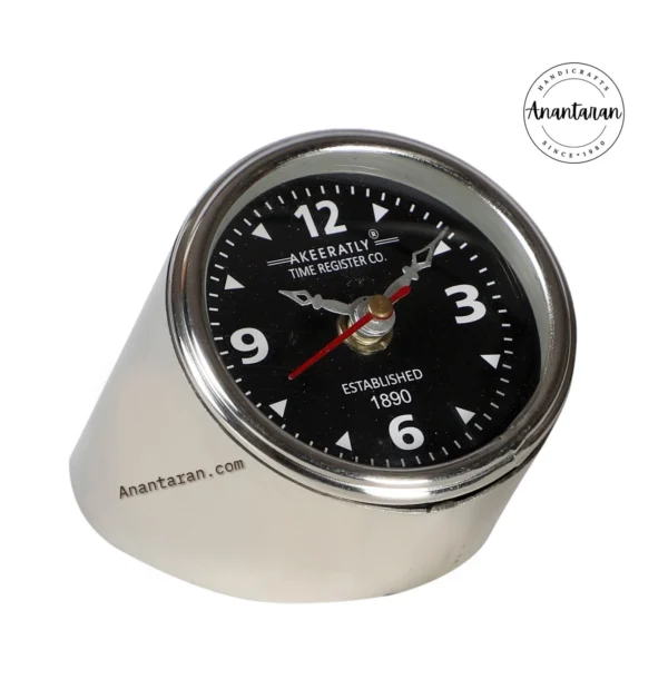 3 Inch Steel Table Clock - Image 2