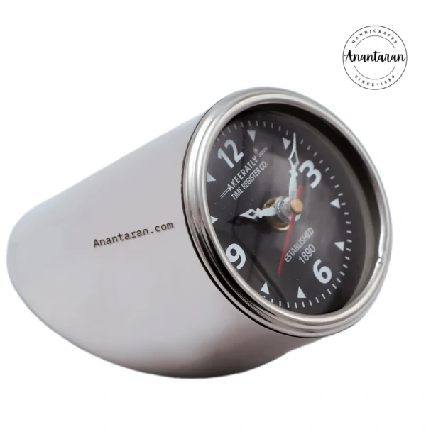 3 Inch Steel Table Clock - Image 3