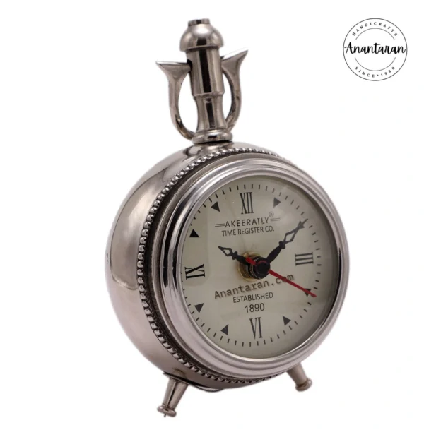 3 Inch Aluminium Table Clock - Image 3