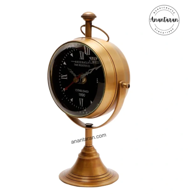 3 Inch Antique Table Clock - Image 3