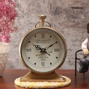 4 Inch Brass Table Clocks