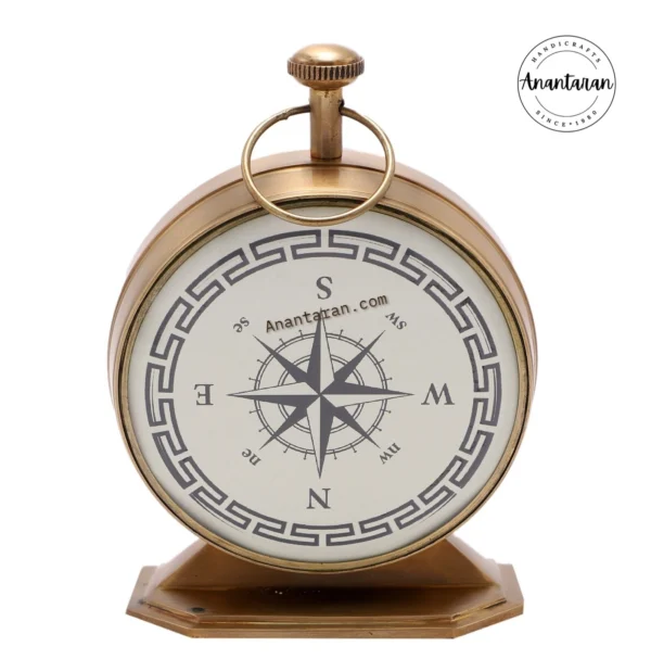 4 Inch Brass Table Clocks - Image 5